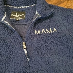 Mama 1/4 zip sweatshirt